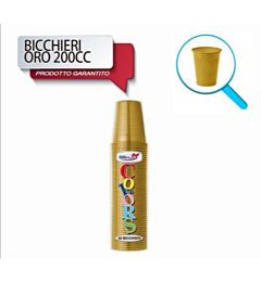 BICCH 200ML R 50PZ ORO DO