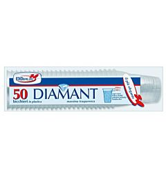 BICCH DIAMANT 200ML (160L) 50PZ TRA DO