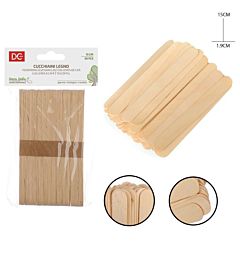 DC CASA BASTONCINI LEGNO 15X1.9CM 50PZDc