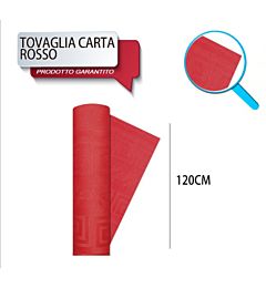 TOVAG CARTA ROTOLO MT 1,20X7 ROSSO DODopla