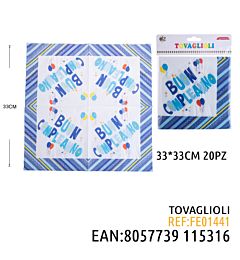 TOVAGLIOLINI DI CARTA 33*33