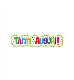 BANNER TANTI AUGURI MULTICOLORE 1MTSweeping Party