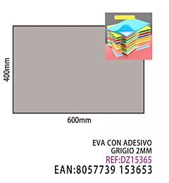 EVA CON ADESIVO GRIGIO 2MM