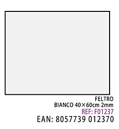 FELTRO BIANCO 40*60CM*2MMDz