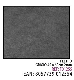 FELTRO GRIGIO 40*60CM*2MM