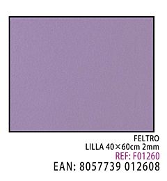 FELTRO LILLA  40 X 60CM X 2MM