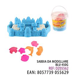 SABBIA DA MODELLARE BLU 450G