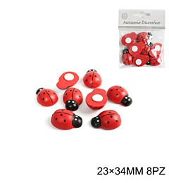 ADESIVO COCCINELLA 23*34MM 8PCGev