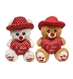 ORSO C/CAPPELLO E CUORE M 26