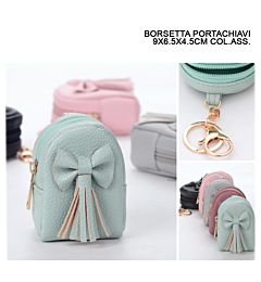 BORSETTA PORTACHIAVI  9X6.5X4.5CM ASS.