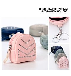 BORSETTA PORTACHIAVI  9X7.5X4.5CM ASS.