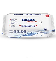 SALVIETTE IGIENIZZANTI MANI 20 PZVelluto