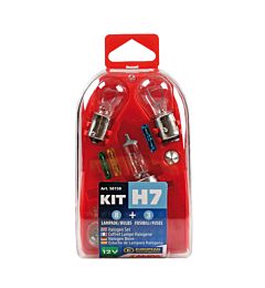 KIT H7 8 LAMPADE + 3 FUSIBILI