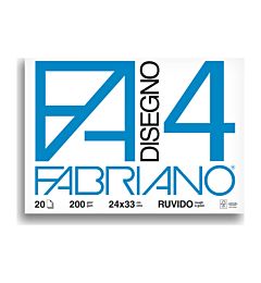 BLOCCO FABRIANO  597 - F4 24X33 FG.20 RUVIDO