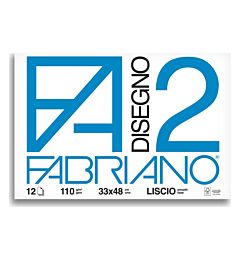 BLOCCO FABRIANO  534 - F2 33X48 FG.12 LISCIO