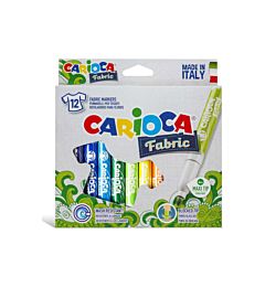 CARIOCA PENNARELLI PER TESSUTI PUNTA MAXI 12PZ