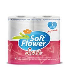 IGIENICA 4 ROTOLI 3 VELI  EXTRASOFT  SOFT FLOWER L