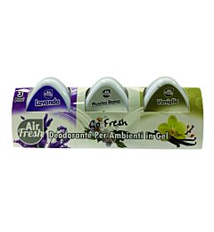 GO FRESH MINI GEL 60G*3PZ - VANIGLIA/MUSCHIO B. /L