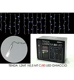 TENDA 2MT C/80 LED GHIACCIO LX0.5 MT H