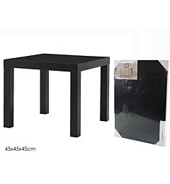 TAVOLINO LEGNO 45X45X45CM NERO