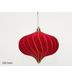 APP. CIPOLLA 120 MM VELLUTO ROSSO 2ASS