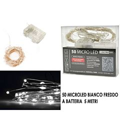 -CATENA 50 MICROLED C/TIMER B.FREDDO