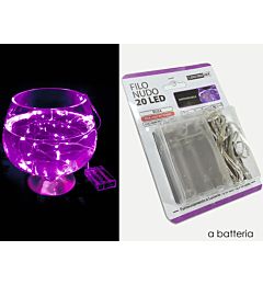 -FILO NUDO 20 MICROLED B/O ROSA