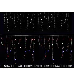 TENDA ICE 3MT X0.8MT 130 LED BIANCO/MULT