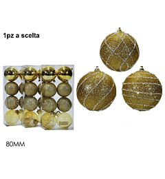 SET 8 PALLE 80MM ORO 3ASS.