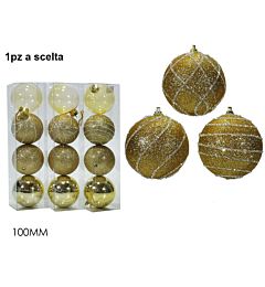 SET 4 PALLE 100MM ORO 3ASS.