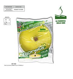 FIACCOLA ALLUMINIO SMALL CITRONELLA 11X2