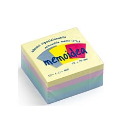 CUBO NOTES MEMOIDEA 75X75  PASTELLO ITERNET 3262