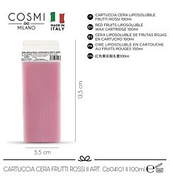 COSMI CERA CARTUCCIA LIPO FRUTTI ROSSI 100ML