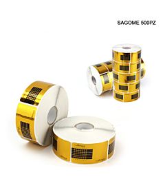 SAGOME UV ADESIVO ROTOLO DA 500PZ