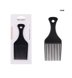 PETTINE CAPELLI 16CM NERO