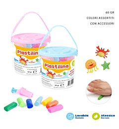 PRYMA PLASTILINA COLORATA 10PZ 60G C/1 ACC.