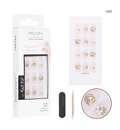 MELISSA ADESIVI STRASS UNGHIE 12PZ