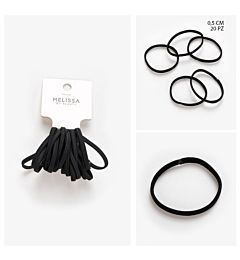 MELISSA ELASTICO CAPELLI 0.50CM 20PZ