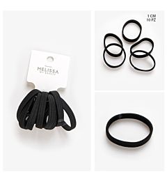 MELISSA ELASTICO CAPELLI 1CM 10PZ