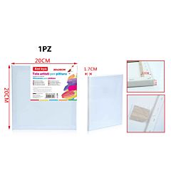 TELE ARTISTI PER PITTURA 20*20CM