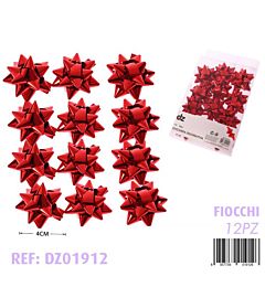 FIOCCHI REGALO ROSSO LUCIDO 12PZ