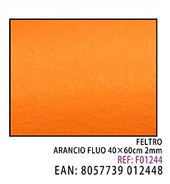 FELTRO ARANCIONE 40*60CM*2MM