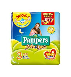 PAMPERS SOLE LUNA X20 MIDI