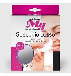 SPECCHIO LUSSO TONDO DOPPIA LENTE