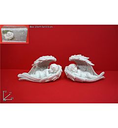 ANGELO ADDORMENT.C/STRASS 23CM 2ASS.ART.P888-546Due Esse