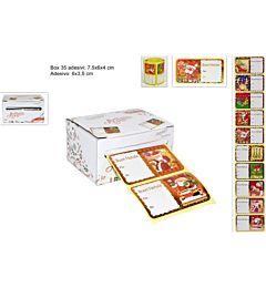 BOX 35 ADESIVI CHIUDIPACCO DISPLAY TZ-35Due Esse