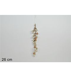 GRAPPOLO PERLE 26CM BEIGE E COPPER ITEM SA150631A/Due Esse