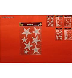 STICKER DECORAZIONE NATALIZIA 5ASS. COL.SILVER ARTDue Esse