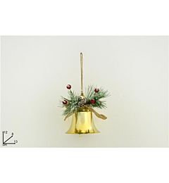 CAMPANA APPENDINO FIOCCO JUTA E BACCHE ORO CY18110Due Esse