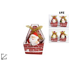 BABBO NATALE CON SACCHETTO APPENDINODue Esse